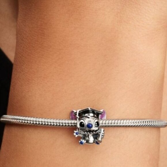 Pandora Disney Stitch Graduation Charm - Picture 4 of 6